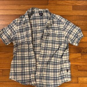 Blue Plaid Men's Shirt